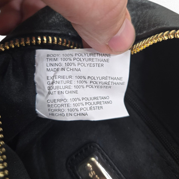 Steve Madden Braye Black Crossbody Bag Boho Embroidered Floral Studded Purse - Picture 12 of 13